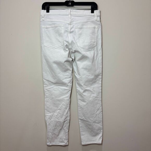 J Crew Vintage Straight Corduroy Pants Women 29 Gray White Bundle Preppy Autumn - Picture 7 of 13